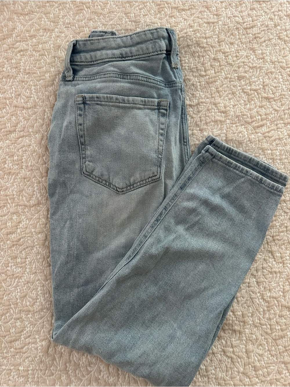 Hollister Distressed Light Blue High-Rise Jeans